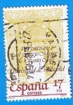 Stamps Spain -  V  Centenario del colegio Mayor de Santa Cruz Universidad de Valladolid