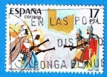 Stamps Spain -  Fiesta de Moros y Cristianos. ( Alcoy )