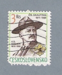 Stamps : Europe : Czechoslovakia :  C.S. Skauting 1911-1991