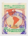 Stamps : America : Paraguay :  Adhesión de la Adm. Postal Paraguaya