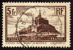 Stamps France -  Mont st. Michel