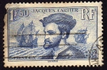 Stamps France -  4º Centena.de la llegada de Jacques Cartier a Canada