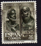 Stamps Spain -  XII cent. Fundacion de Oviedo