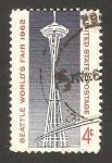 Stamps United States -  Feria mundial en Seattle 1962