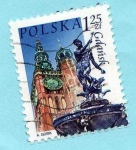 Sellos del Mundo : Europa : Polonia : Ciudad de Gdansk