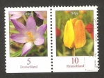 Stamps Germany -  flores