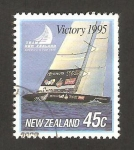Stamps New Zealand -  Copa América de vela  95, equipo de Nueva Zelanda