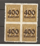 Stamps Germany -  Inflaccion Alemana.