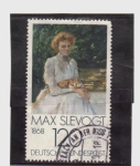 Stamps Germany -  Max Slevogt 1868-1932