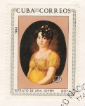 Stamps Cuba -  Retrato de una joven