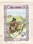 Stamps : America : Cuba :  Hombre de Cro-Magnon