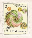 Stamps : America : Cuba :  Sombreros