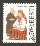 Stamps Estonia -  trajes regionales, emmaste