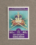 Stamps Bangladesh -  25 Aniv. de la coronación de Isabel II