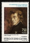 Stamps Equatorial Guinea -  150 Aniversº muerte de F. Chopin