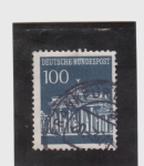 Stamps Germany -  Puerta de Brandenburgo
