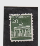 Stamps Germany -  Puerta de Brandenburgo