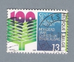 Stamps : Europe : Belgium :  Cien años de Sindicalismo