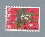 Sellos de Europa - Suiza -  Satus 1874-1974