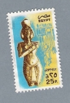 Stamps : Africa : Egypt :  Figura