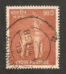 Stamps India -  día del niño, un juguete