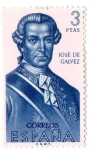 Stamps Spain -  ESPAÑA - Forjadores de América José de Galvez