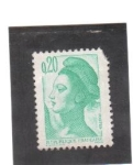 Stamps France -  Libertad de Gandon