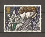 Stamps United Kingdom -  Vidrieras./ Angel Gabriel.