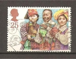 Stamps United Kingdom -  Navidad.94
