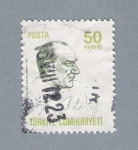 Stamps : Asia : Turkey :  Personaje (repetido)