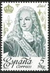 Stamps Spain -  2497 Reyes de españa. Casa Borbón. Luis I.