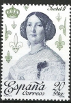 Stamps Spain -  2502 Reyes de España. Casa Borbón. Isabel II.