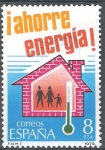 Stamps Spain -  2509 Ahorro de Energía. Calefacción.