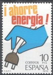 Sellos de Europa - Espaa -  2510 Ahorro de Energía. Electricidad.