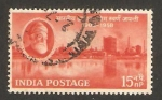 Stamps India -  50 anivº de la siderurgia nacional, efigie de tata