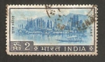 Stamps : Asia : India :  Lago Dal en Cachemire