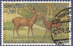 Stamps : Asia : Thailand :  TAILANDIA Ciervos 4