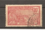 Stamps : America : Guadeloupe :  Vistas.