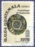 Stamps : America : Guatemala :  GUATEMALA Arqueología 0.04 aéreo