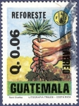 Sellos de America - Guatemala -  GUATEMALA Reforeste FAO 0.06 aéreo