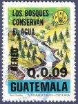 Stamps : America : Guatemala :  GUATEMALA Bosques 0.09 aéreo (2)