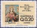 Sellos de America - Guatemala -  GUATEMALA Hno. Pedro 0.20 aéreo (2)