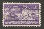 Stamps United States -  general george patton 