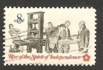 Stamps United States -  sublevarse, el espíritu de la independencia 