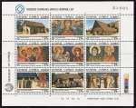 Sellos del Mundo : Asia : Chipre : Iglesias pintadas en la región de Troodos