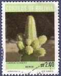 Sellos de America - Bolivia -  BOLIVIA Echinocactus rebutia 2 aéreo (2)