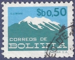Stamps : America : Bolivia :  BOLIVIA Illimani 0.50