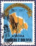 Stamps : America : Bolivia :  BOLIVIA Radiodifusión Asbora 2,50