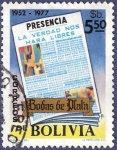 Stamps : America : Bolivia :  BOLIVIA Bodas de plata Presencia 5.50