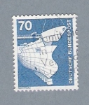 Stamps Germany -  Barco Aleman (repetido)